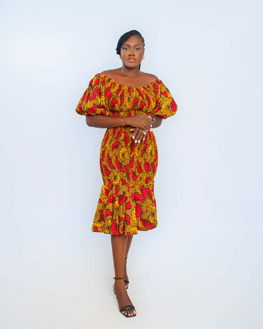 Ankara Midi Gown